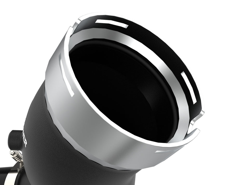 aFe 46-20444-B BladeRunner Aluminum Hot and Cold Charge Pipe Kit Black - view 5