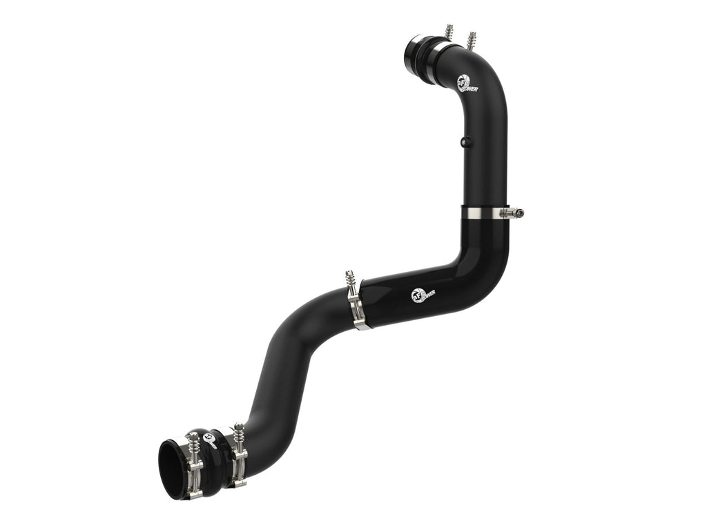 aFe 46-20448-B BladeRunner 3 IN Aluminum Hot Charge Pipe Black - view 1