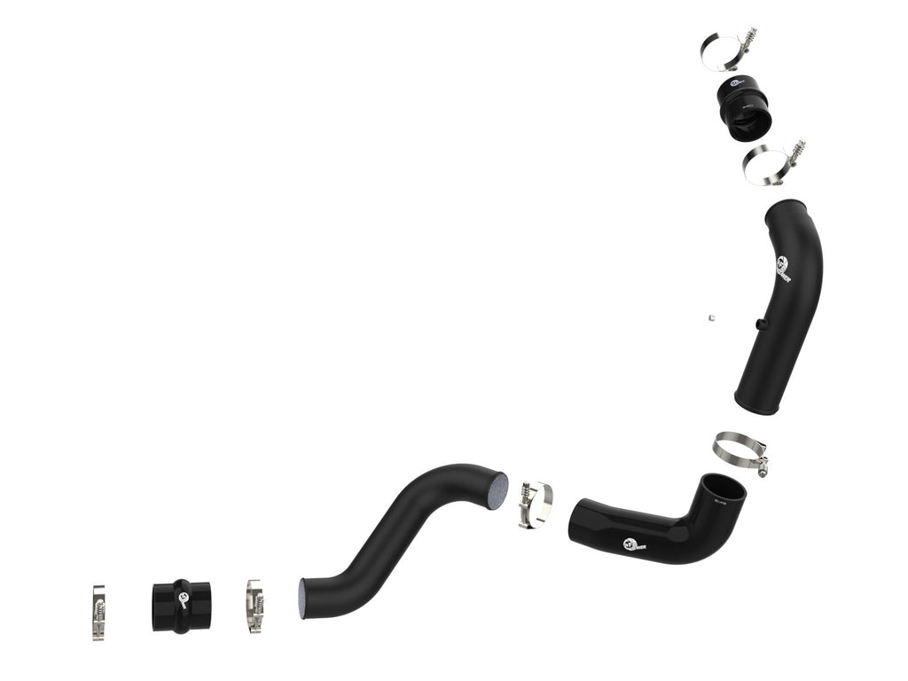 aFe 46-20448-B BladeRunner 3 IN Aluminum Hot Charge Pipe Black - view 3