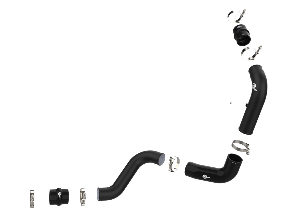 aFe 46-20448-B BladeRunner 3 IN Aluminum Hot Charge Pipe Black - view 3
