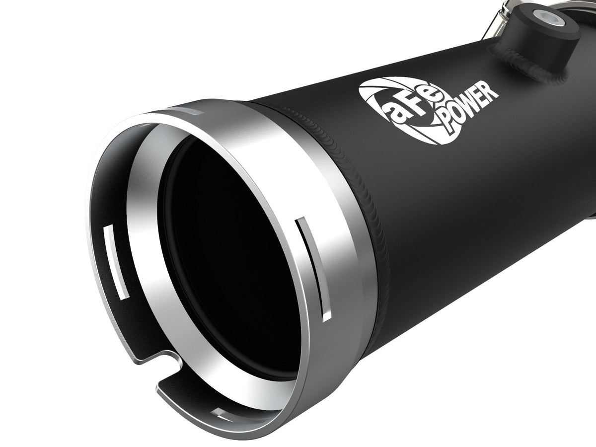 aFe 46-20454-B BladeRunner Aluminum Hot and Cold Charge Pipe Kit Black - view 4