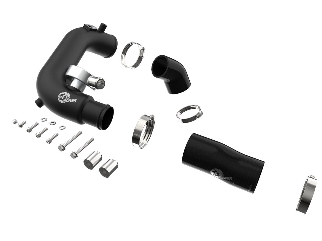 aFe 46-20468-B BladeRunner 2-1/2 IN Aluminum Hot Charge Pipe Black - view 3