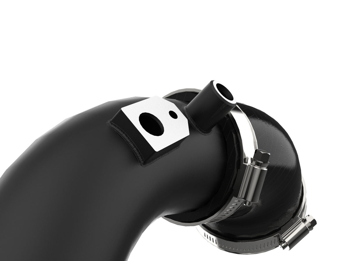 aFe 46-20468-B BladeRunner 2-1/2 IN Aluminum Hot Charge Pipe Black - view 6