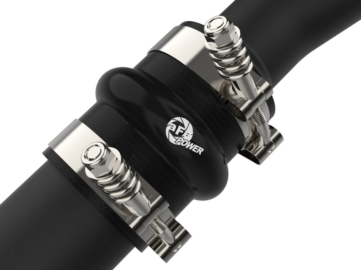 aFe 46-20474-B BladeRunner Aluminum Hot and Cold Charge Pipe Kit Black - view 5