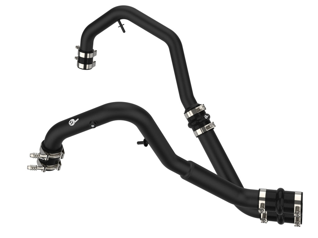 aFe 46-20478-B BladeRunner 2 IN to 2-1/2 IN Aluminum Hot Charge Pipe Black - view 1