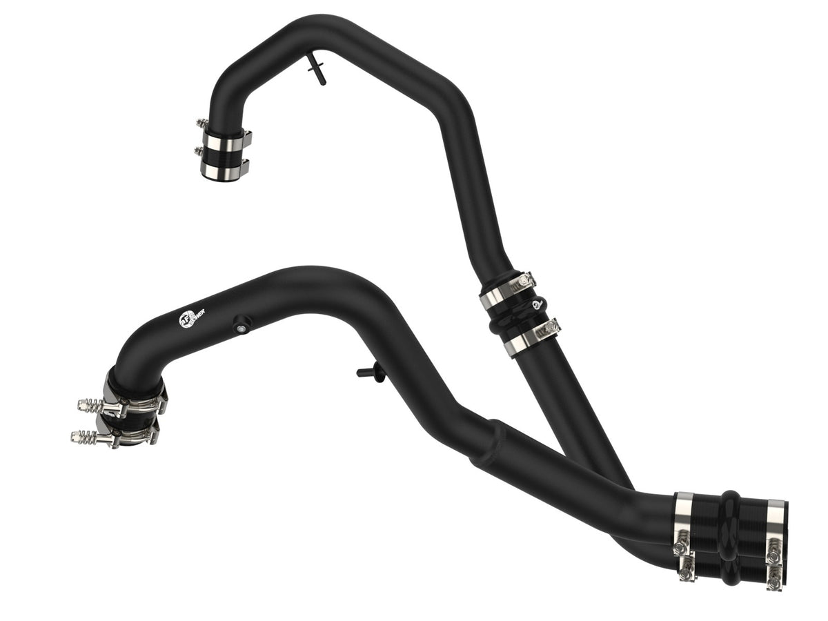 aFe 46-20478-B BladeRunner 2 IN to 2-1/2 IN Aluminum Hot Charge Pipe Black - view 1