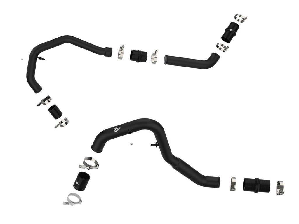 aFe 46-20478-B BladeRunner 2 IN to 2-1/2 IN Aluminum Hot Charge Pipe Black - view 2