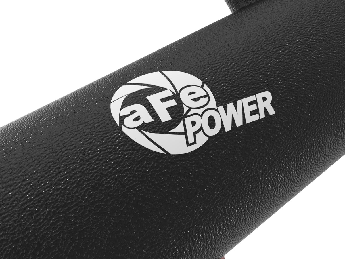 aFe BladeRunner 2-3/4 IN Aluminum Hot Charge Pipe Black - Toyota GR Supra (A90) 2021-2024