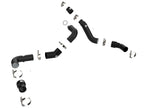 aFe 46-20494-B BladeRunner Aluminum Hot and Cold Charge Pipe Kit Black - view 4