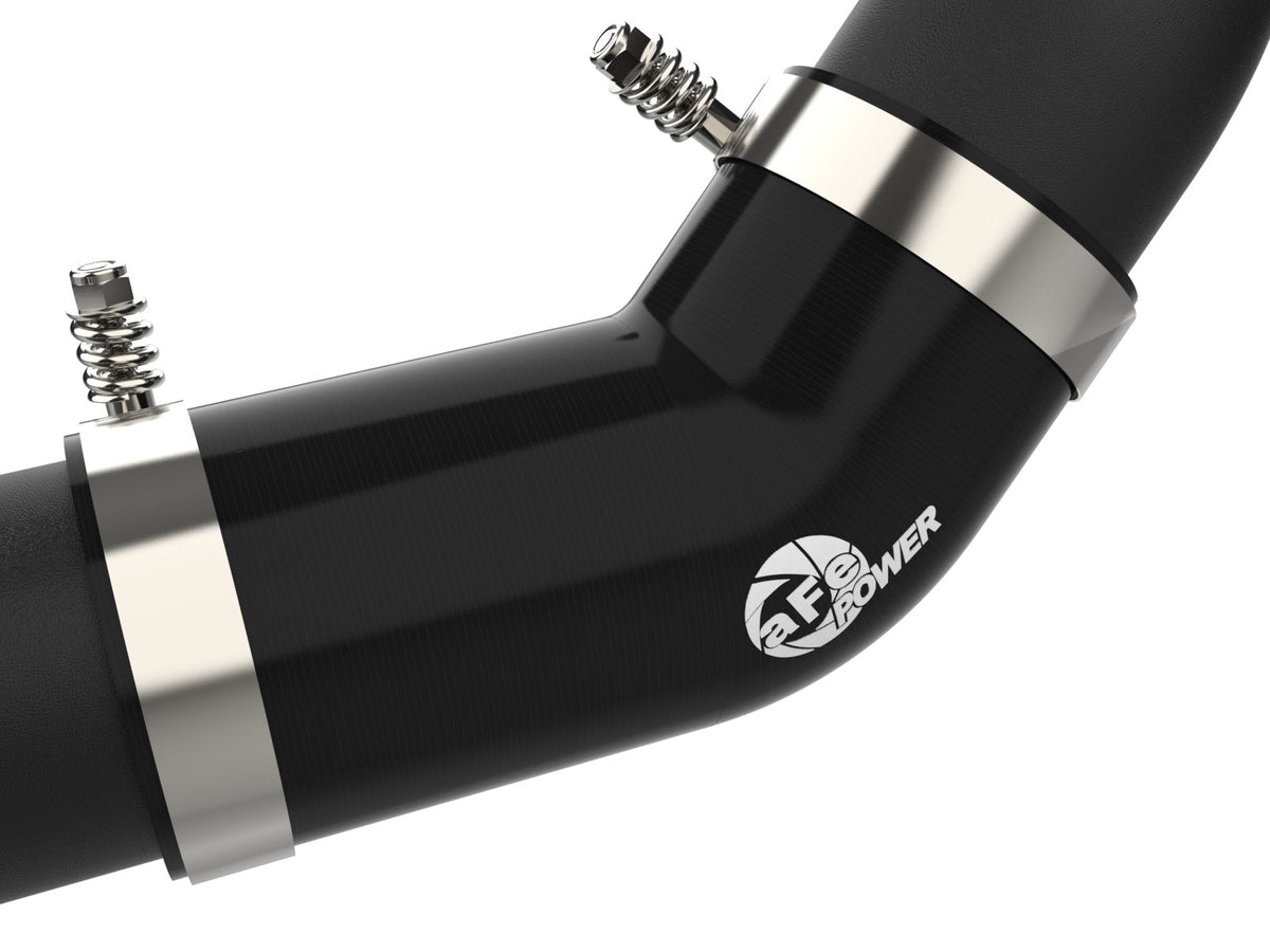 aFe 46-20494-B BladeRunner Aluminum Hot and Cold Charge Pipe Kit Black - view 7