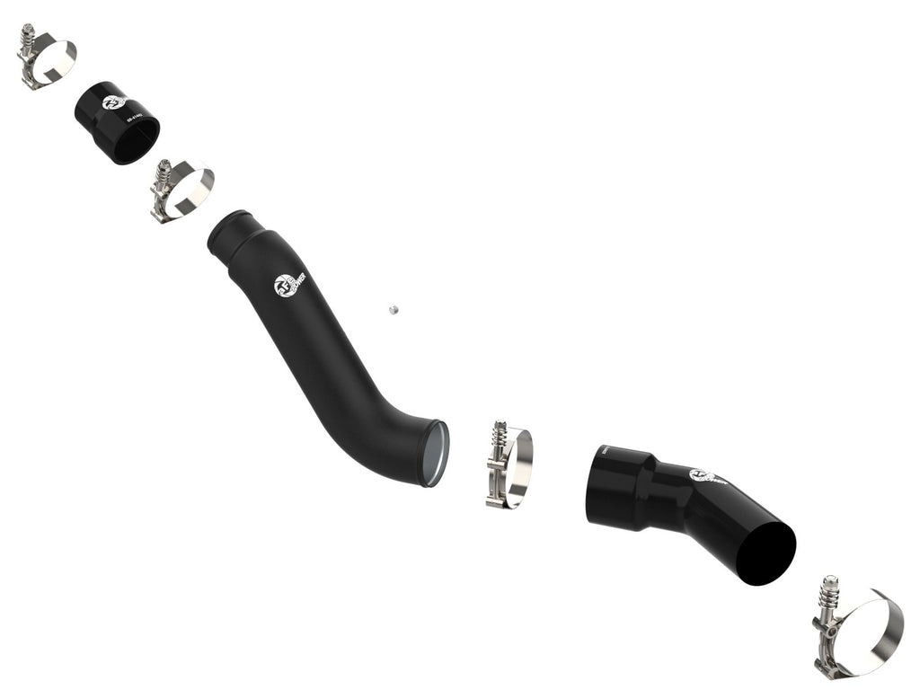 aFe 46-20498-B BladeRunner 3 IN Aluminum Hot Charge Pipe Black - view 3