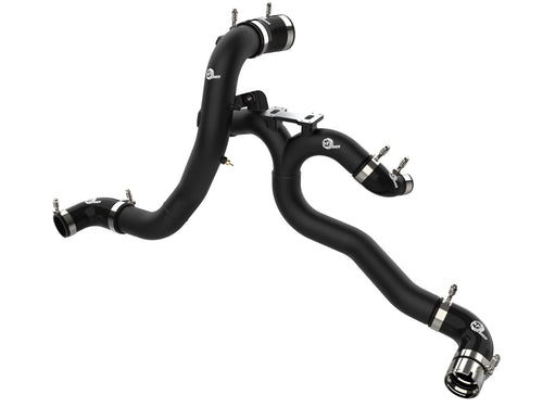 aFe BladeRunner Aluminum Hot and Cold Charge Pipe Kit Black - Kia Stinger 2018-2023