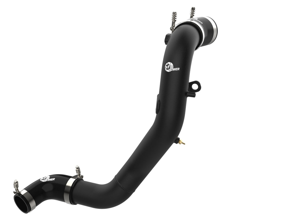 aFe BladeRunner 3 IN Aluminum Cold Charge Pipe Black - Kia Stinger 2018-2023