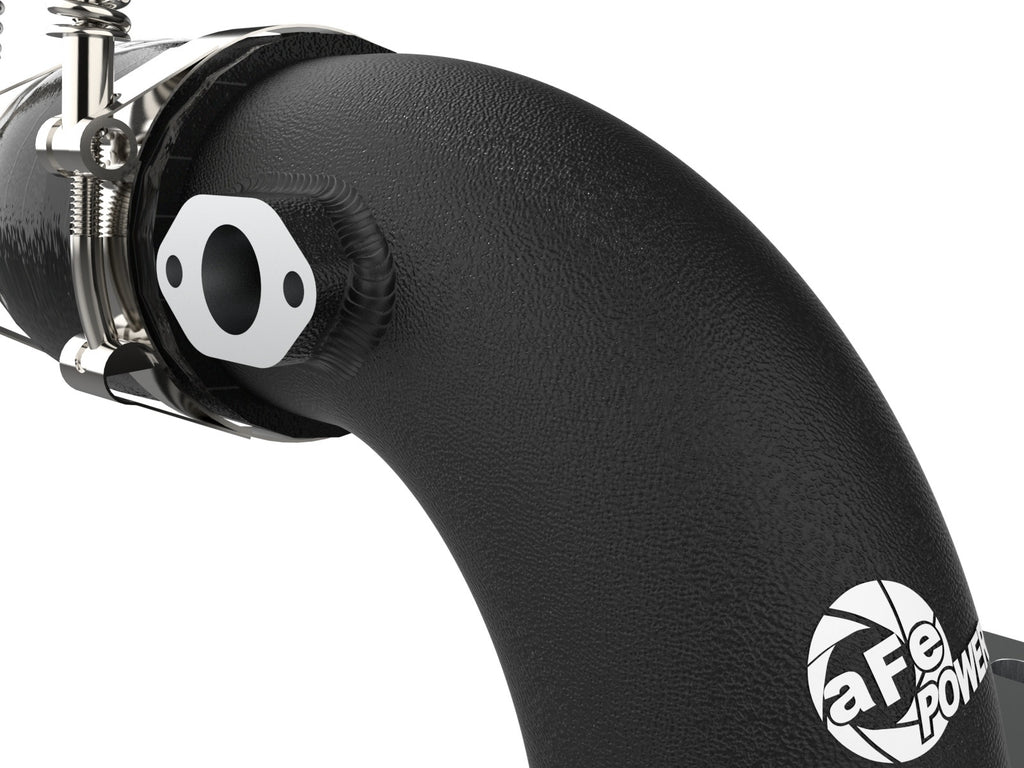 aFe BladeRunner 3 IN Aluminum Cold Charge Pipe Black - Kia Stinger 2018-2023