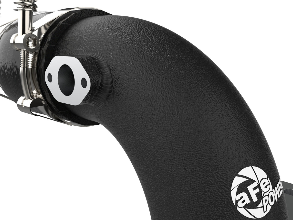 aFe BladeRunner 3 IN Aluminum Cold Charge Pipe Black - Kia Stinger 2018-2023