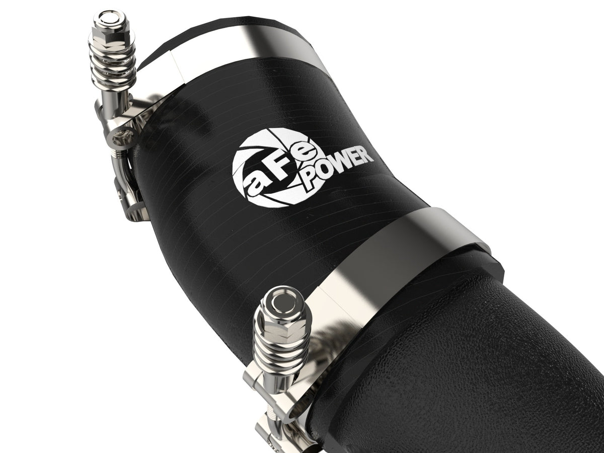 aFe BladeRunner 3 IN Aluminum Cold Charge Pipe Black - Kia Stinger 2018-2023