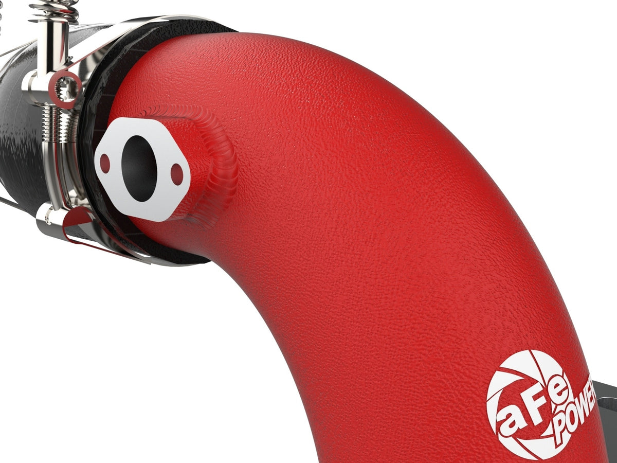 aFe BladeRunner 3 IN Aluminum Cold Charge Pipe Red - Kia Stinger 2018-2023