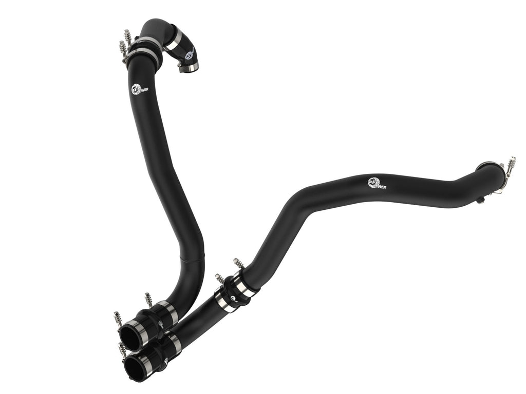 aFe 46-20514-B BladeRunner Aluminum Hot and Cold Charge Pipe Kit Black - view 4