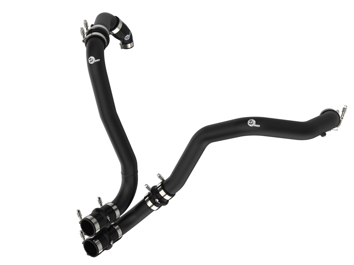 aFe 46-20518-B BladeRunner 2.5 IN Aluminum Hot Charge Pipe Black - view 1