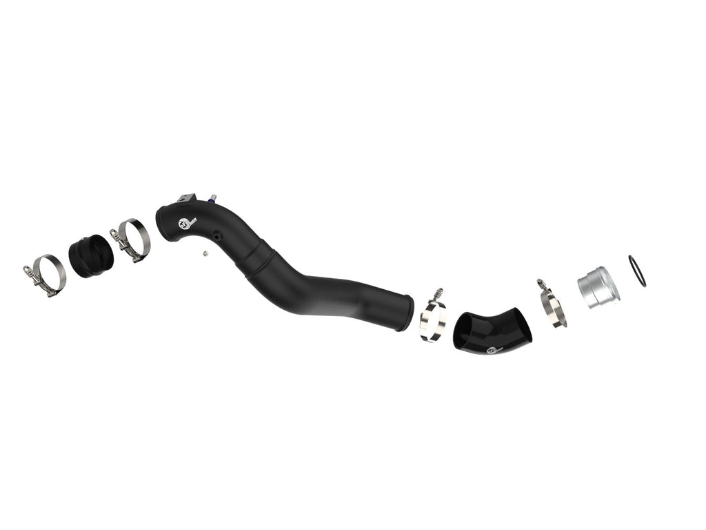 aFe 46-20519-B BladeRunner 3 IN to 3.5 IN Aluminum Cold Charge Pipe Black - view 2
