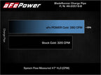 aFe 46-20519-B BladeRunner 3 IN to 3.5 IN Aluminum Cold Charge Pipe Black - view 5