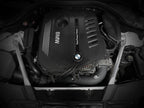 aFe BladeRunner 2-1/4 IN to 2-3/4 IN Aluminum Hot Charge Pipe Black - BMW 540i (G30/G31/G38) 2017-2023