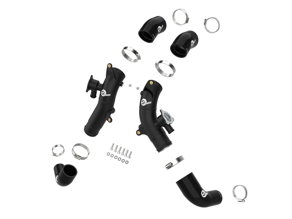 aFe 46-20568-B BladeRunner 2.5 IN Aluminum Hot Charge Pipe Black - view 3