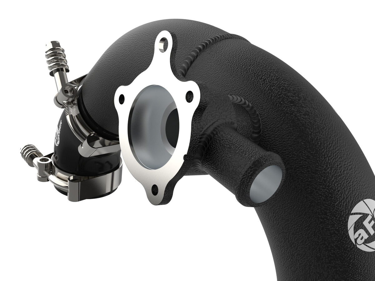 aFe 46-20574-B BladeRunner Aluminum Hot and Cold Charge Pipe Kit Black - view 4
