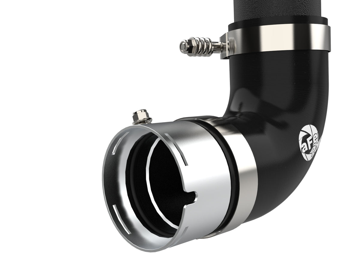 aFe 46-20584-B BladeRunner Aluminum Hot and Cold Charge Pipe Kit Black - view 7