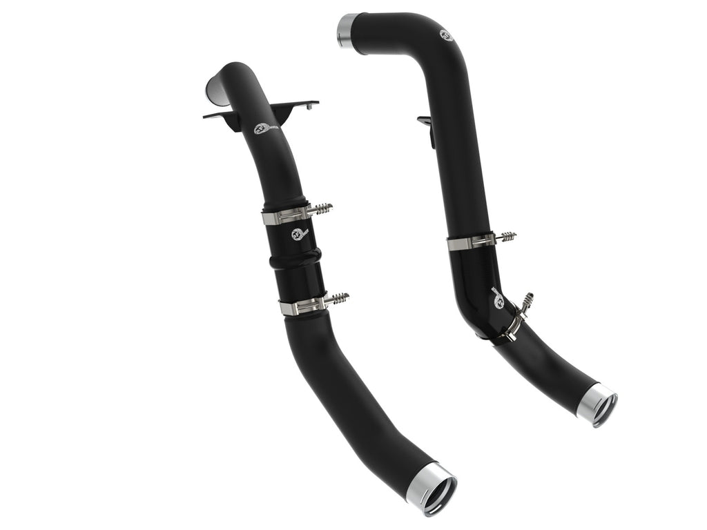 aFe 46-20594-B BladeRunner Aluminum Hot and Cold Charge Pipe Kit Black - view 1