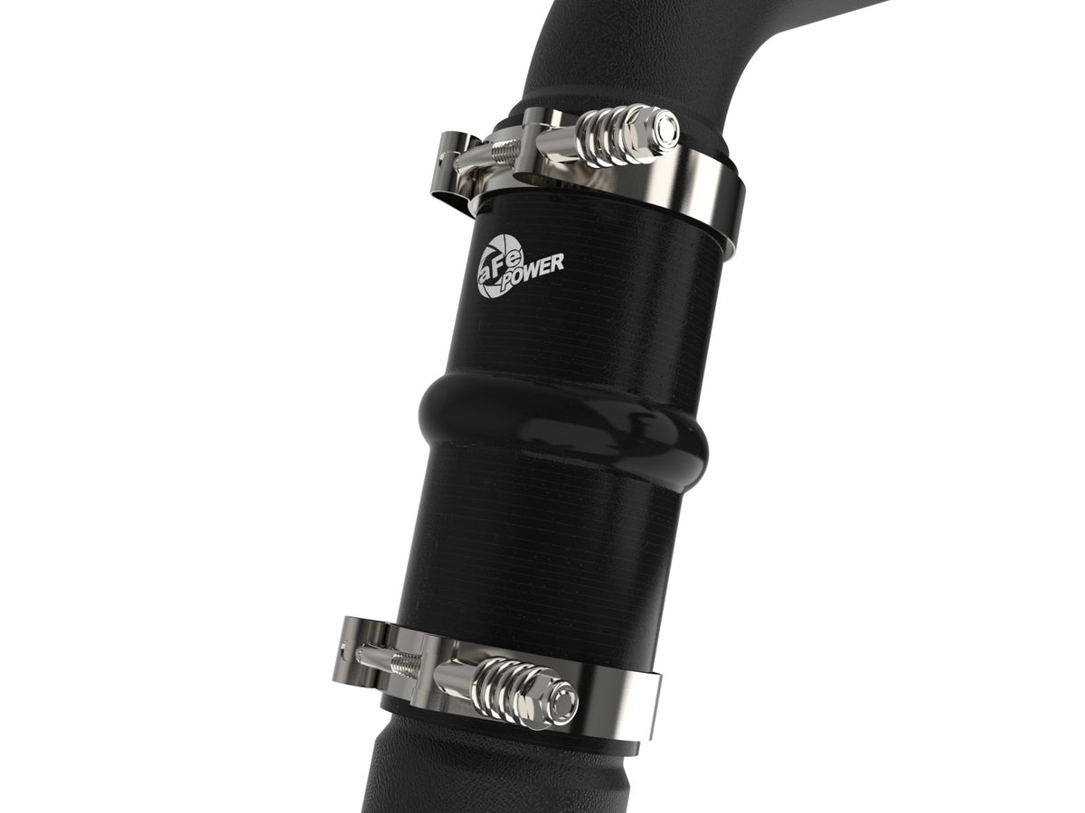 aFe 46-20594-B BladeRunner Aluminum Hot and Cold Charge Pipe Kit Black - view 5