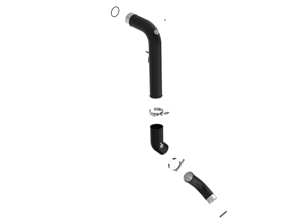aFe 46-20599-B BladeRunner 3 IN Aluminum Cold Charge Pipe Black - view 2