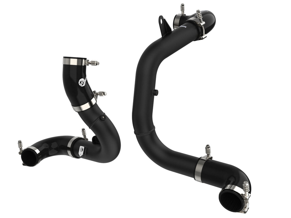 aFe BladeRunner Aluminum Hot and Cold Charge Pipe Kit Black - Volkswagen GTI (MKVIII) 2022-2026