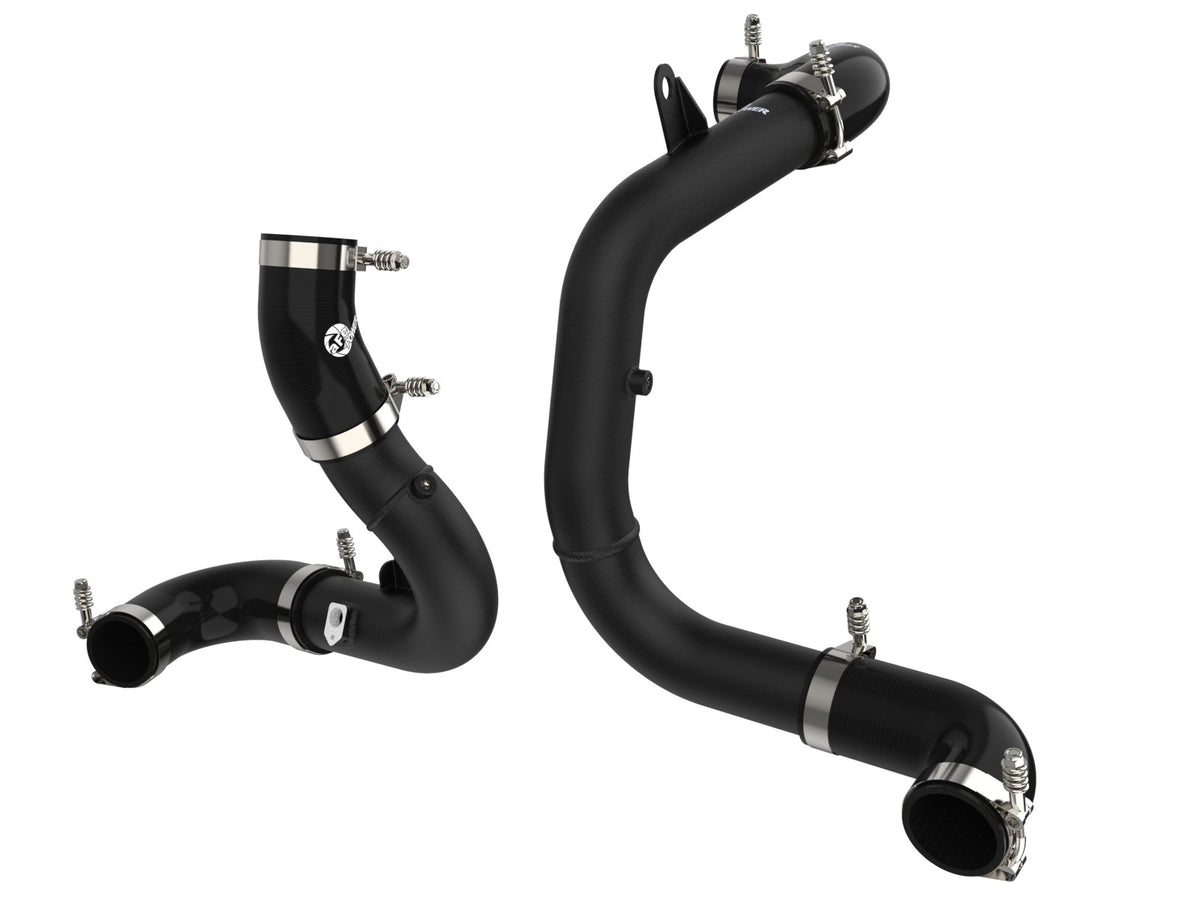 aFe BladeRunner Aluminum Hot and Cold Charge Pipe Kit Black - Volkswagen GTI (MKVIII) 2022-2026