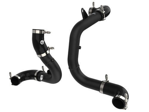 aFe BladeRunner Aluminum Hot and Cold Charge Pipe Kit Black - Volkswagen GTI (MKVIII) 2022-2026