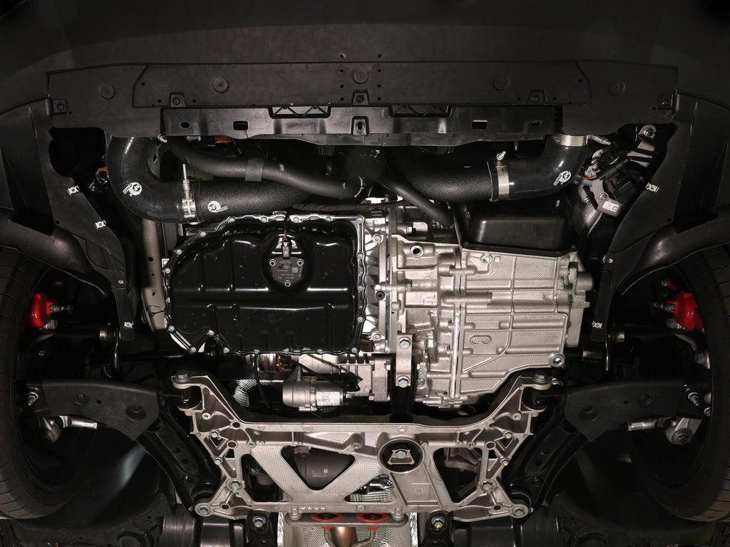 aFe BladeRunner Aluminum Hot and Cold Charge Pipe Kit Black - Volkswagen GTI (MKVIII) 2022-2026