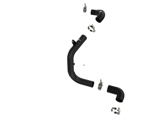 aFe BladeRunner 2.5 IN Aluminum Hot Charge Pipe Black - Volkswagen GTI (MKVIII) 2022-2026