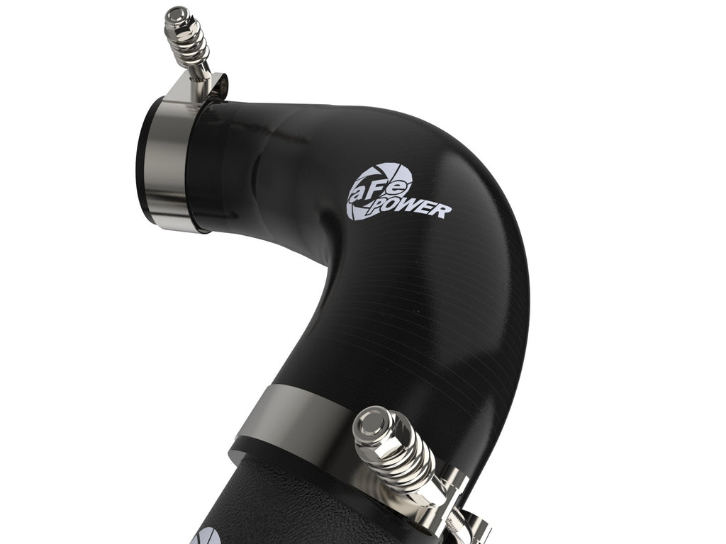 aFe BladeRunner 2.5 IN Aluminum Hot Charge Pipe Black - Volkswagen GTI (MKVIII) 2022-2026