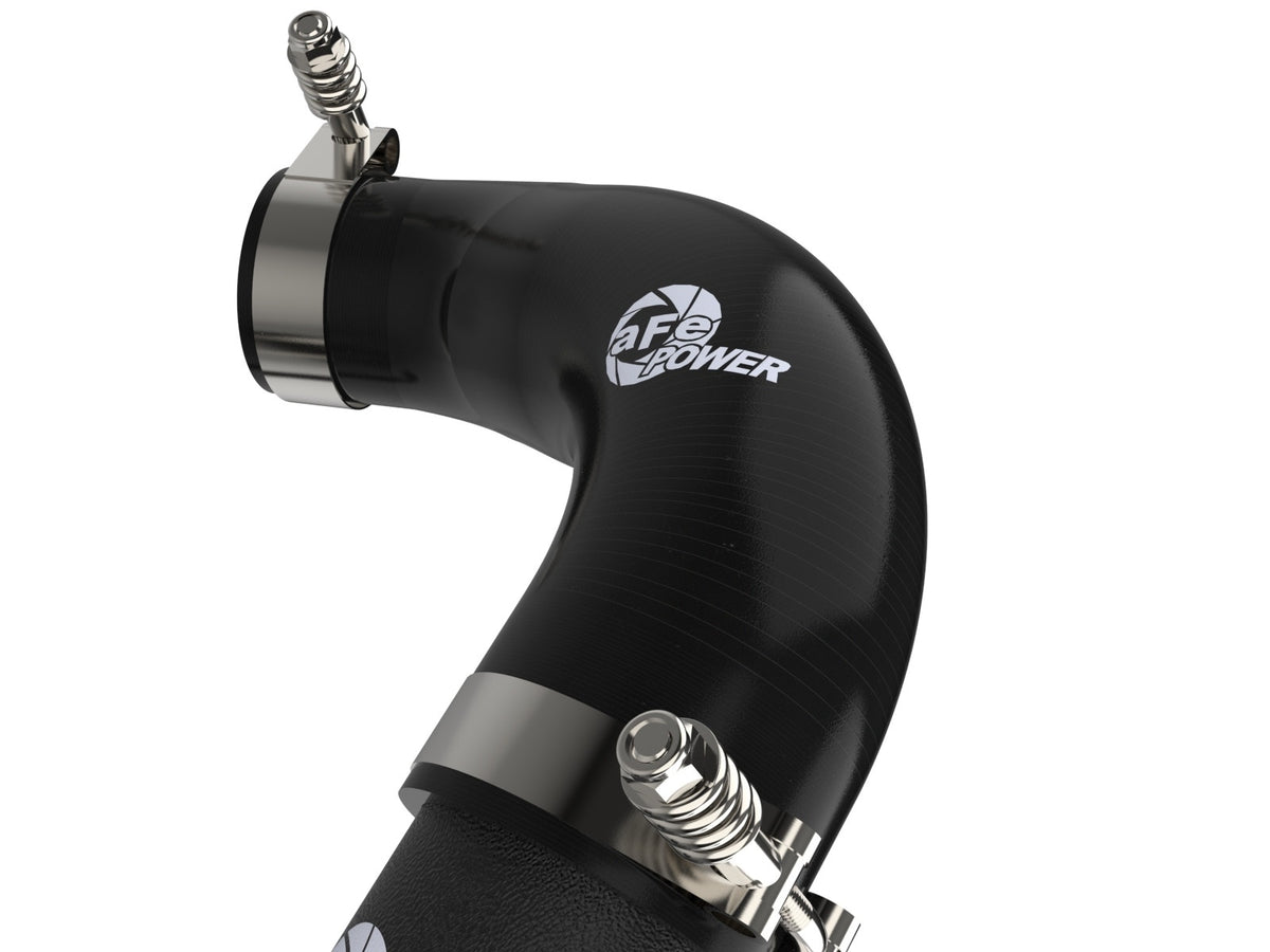 aFe BladeRunner 2.5 IN Aluminum Hot Charge Pipe Black - Volkswagen GTI (MKVIII) 2022-2026