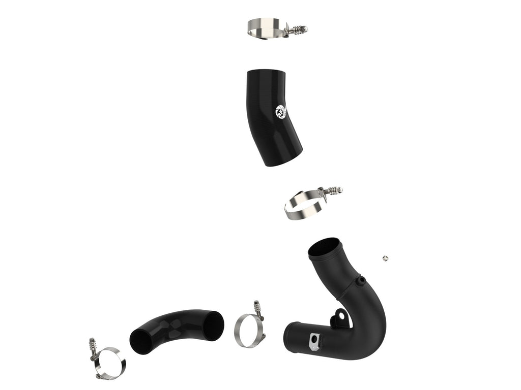 aFe BladeRunner 2.75 IN Aluminum Cold Charge Pipe Black - Volkswagen GTI (MKVIII) 2022-2026