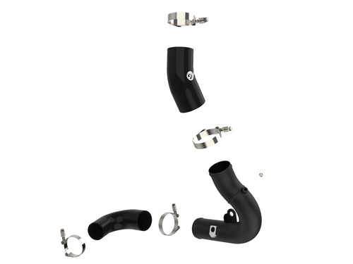 aFe BladeRunner 2.75 IN Aluminum Cold Charge Pipe Black - Volkswagen GTI (MKVIII) 2022-2026