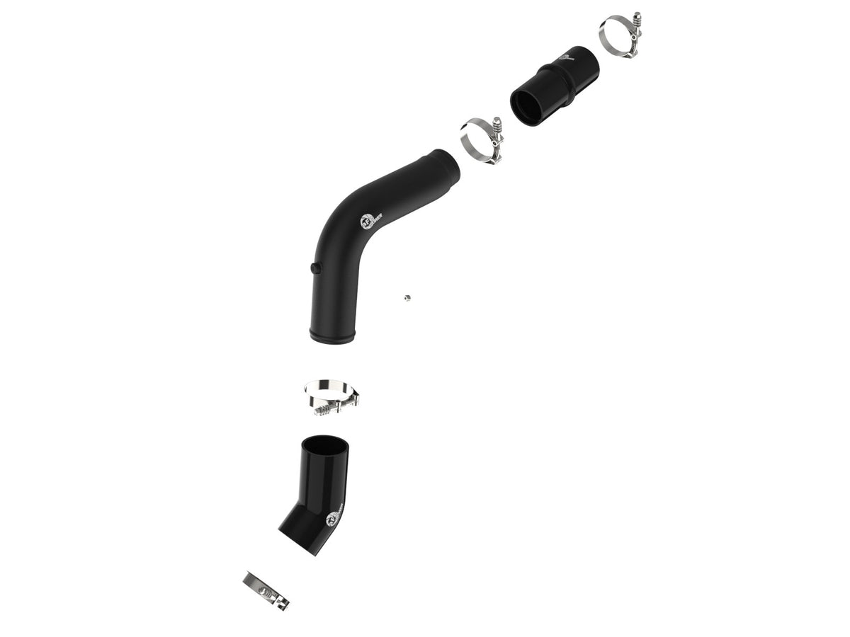 aFe 46-20618-B BladeRunner 3 IN Aluminum Hot Charge Pipe Black - view 2