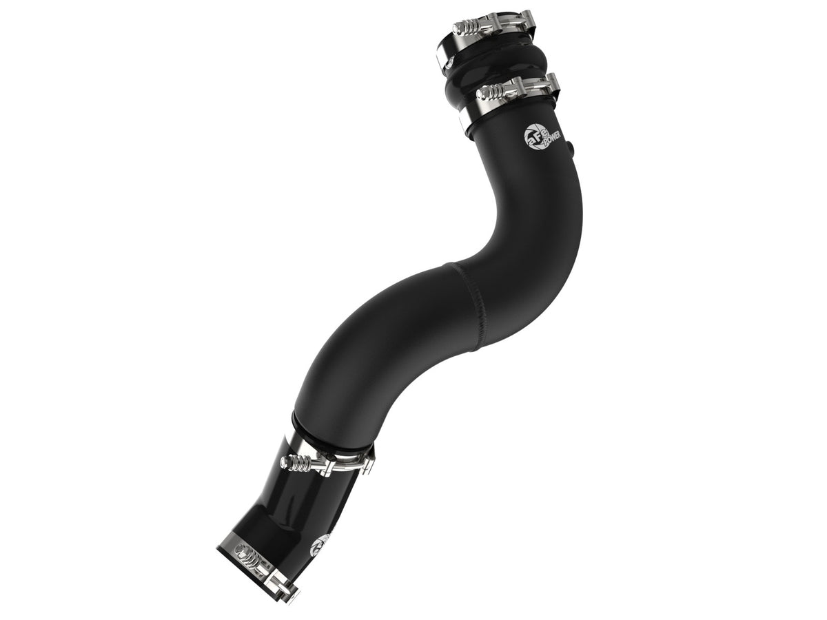 aFe 46-20619-B BladeRunner 3.5 IN Aluminum Cold Charge Pipe Black - view 1