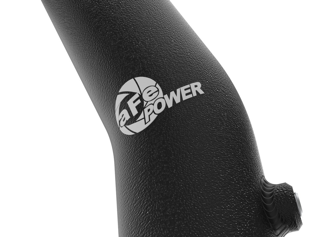 aFe BladeRunner 2-1/4 IN to 2-1/2 IN Aluminum Hot Charge Pipe Black - Hyundai Kona N 2022-2023