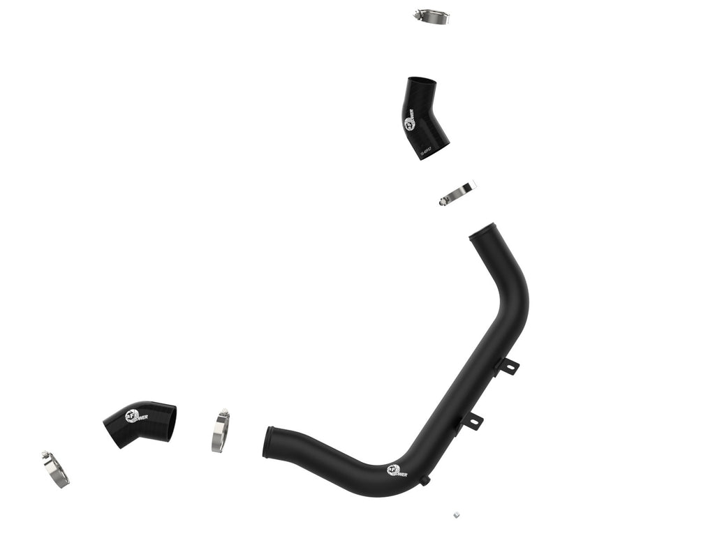 aFe BladeRunner 2-1/4 IN Aluminum Hot Charge Pipe Black - Hyundai Elantra/Elantra GT/i30 2017-2025