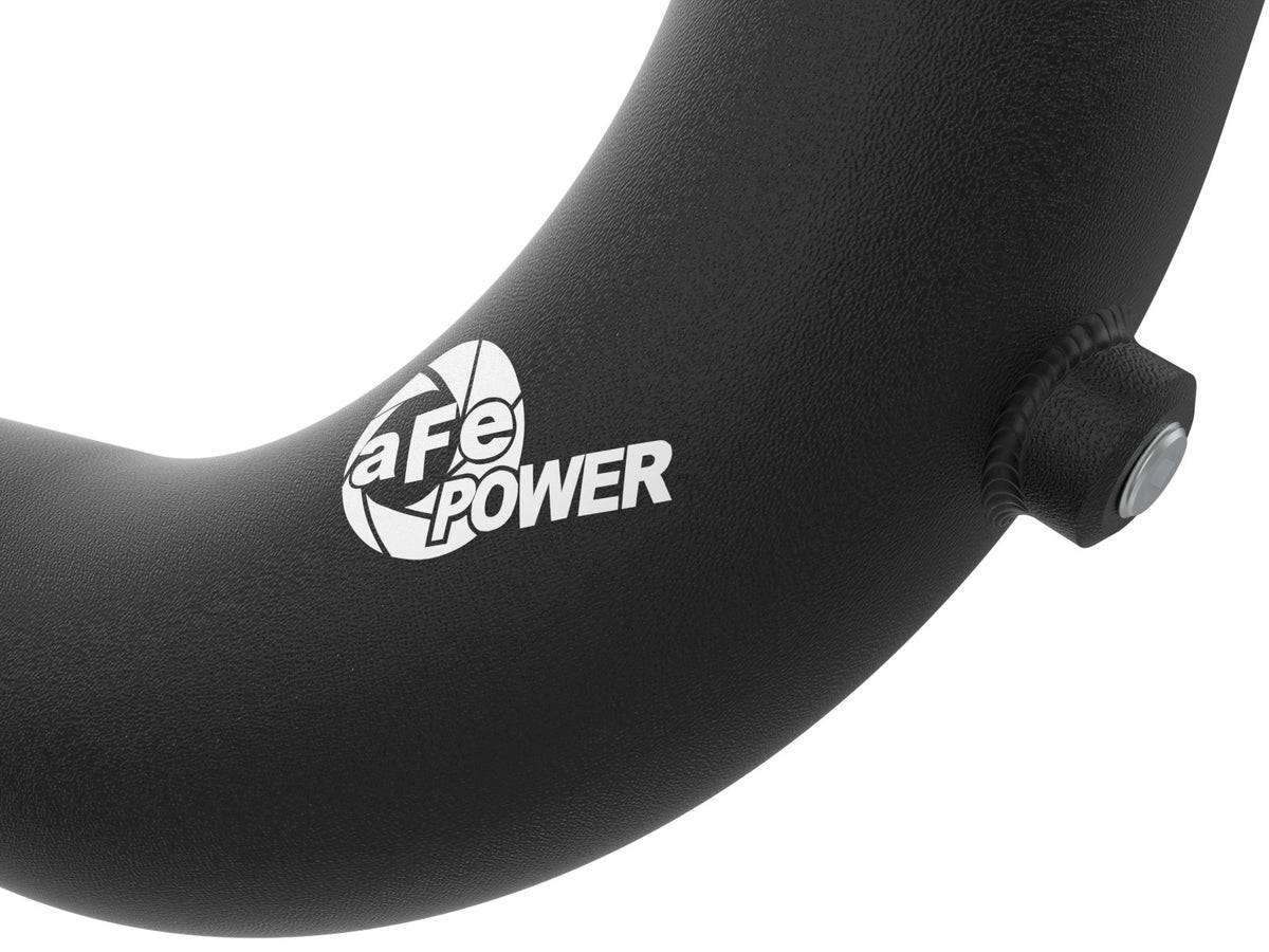 aFe BladeRunner 2-1/4 IN Aluminum Hot Charge Pipe Black - Hyundai Elantra/Elantra GT/i30 2017-2025