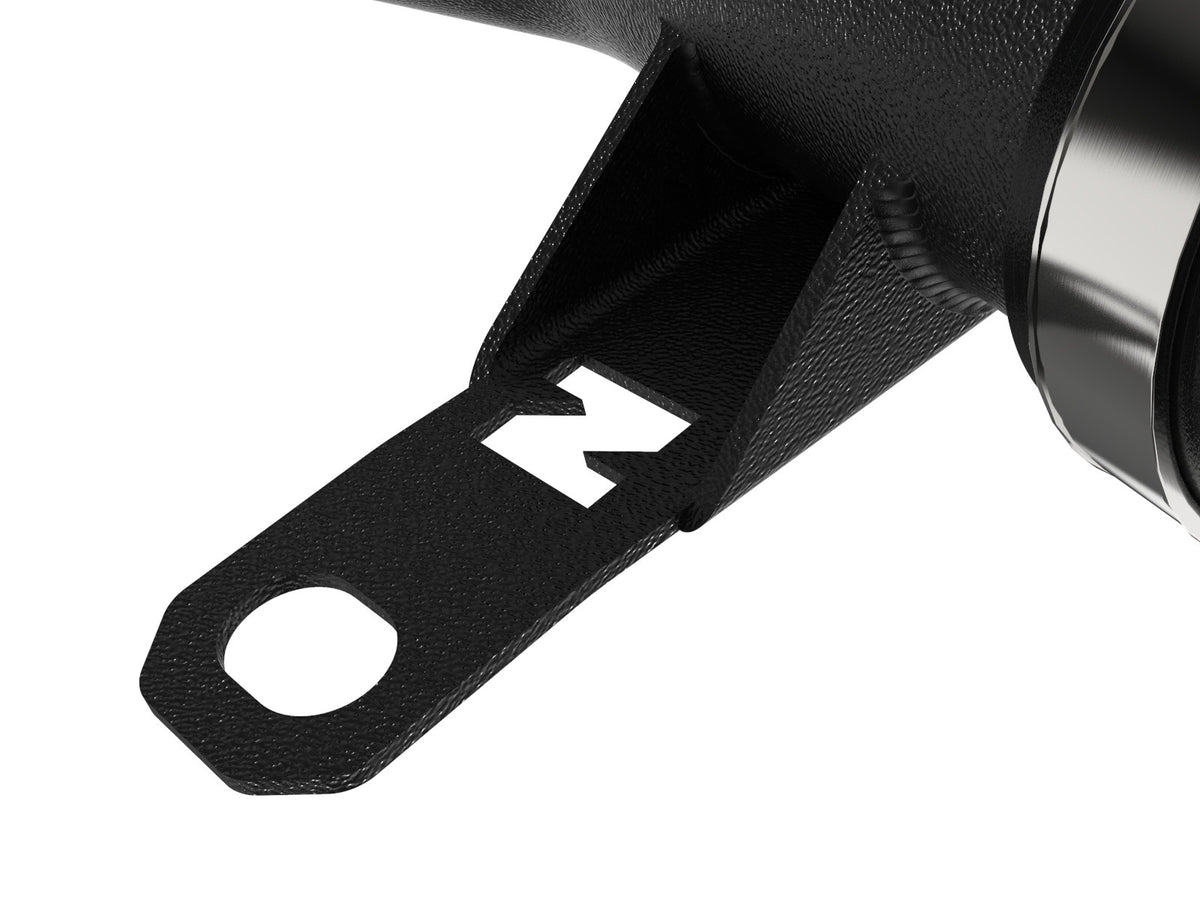 aFe BladeRunner 2-1/2 IN Aluminum Lower Hot Charge Pipe Black - Hyundai Veloster N 2019-2022