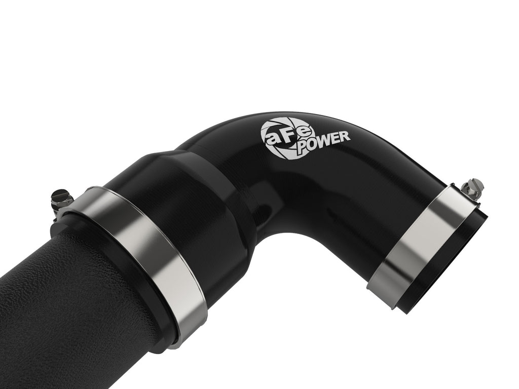 aFe BladeRunner 2-1/2 IN Aluminum Lower Hot Charge Pipe Black - Hyundai Veloster N 2019-2022