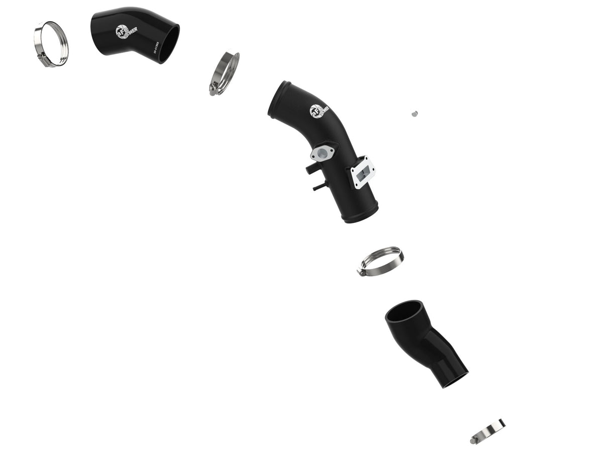 aFe BladeRunner 2-3/4 IN Aluminum Cold Charge Pipe Black - Hyundai Veloster N 2019-2022