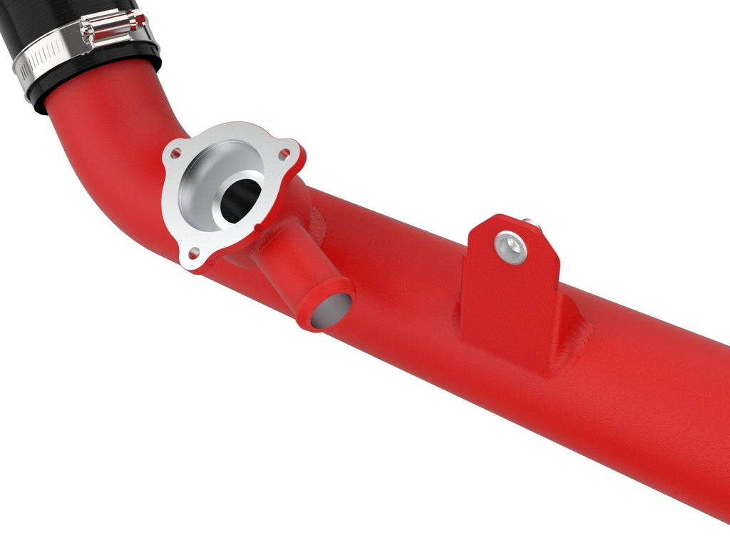 aFe 46-20654-R BladeRunner Aluminum Hot and Cold Charge Pipe Kit Red - view 4